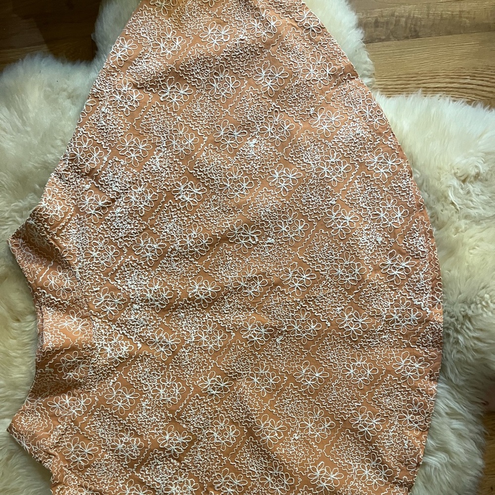 Robert Rodriguez Full Cotton Embroidery Skirt. Never Worn. Size 8.